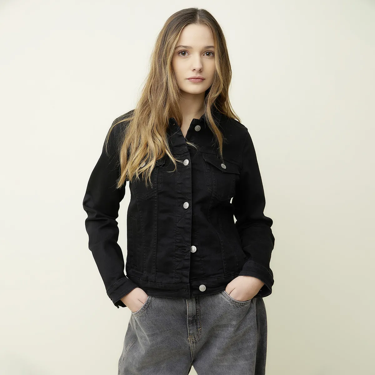 SYBILLA - Chaqueta Jeans Mujer Sybilla