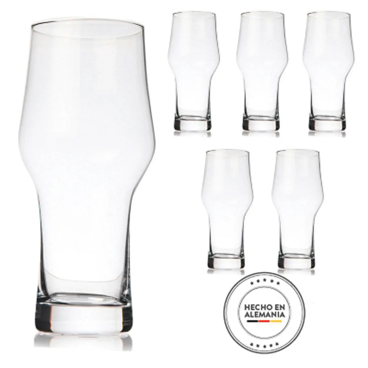 SCHOTT ZWIESEL - Vasos De Cerveza Set 6 Cristal Beer Glasses 543ml Schott Zwiesel