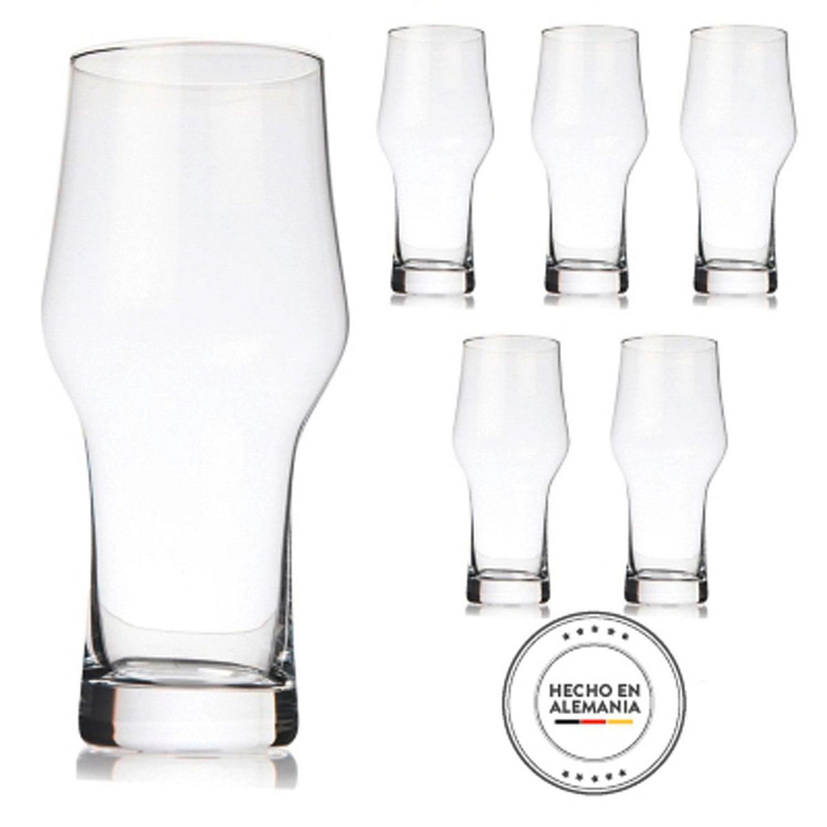 SCHOTT ZWIESEL - Vasos De Cerveza Set 6 Cristal Beer Glasses 543ml Schott Zwiesel
