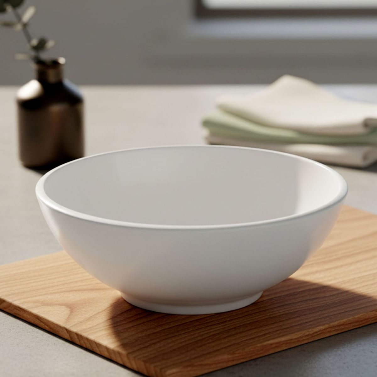 BASEMENT - Fuente Honda Basement Porcelana Blanca 26,7 Cm