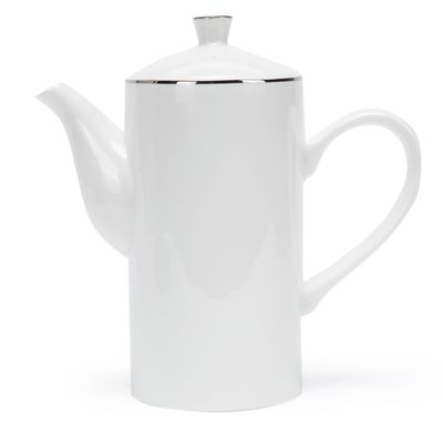 Imagen 2 del producto Tetera Silver Porcelana Blanca Redonda