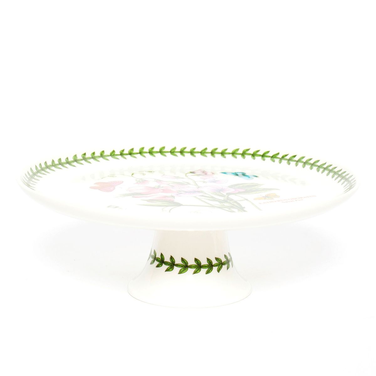 PORTMEIRION - Plata Para Torta Porcelana Diseño Botánica Garden Portmeirion