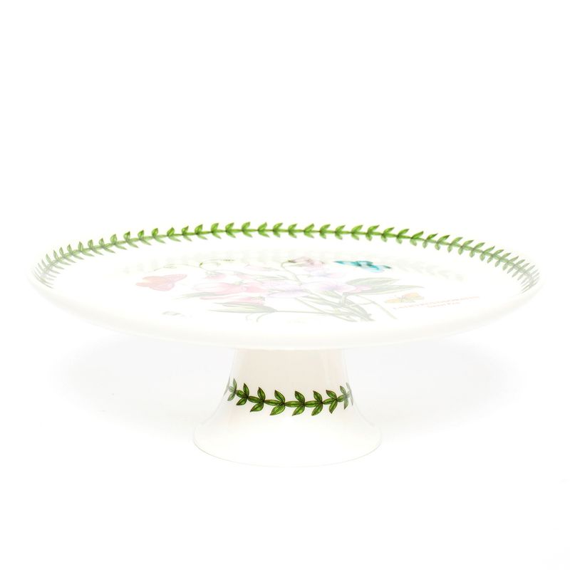 PORTMEIRION - Plata para Torta Porcelana Diseño Botánica Garden Portmeirion
