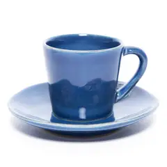 COSTA NOVA - Tasa Café Mas Plato Azul