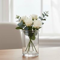 Vaso Decorativo 18.5 Cm Alto Transparente