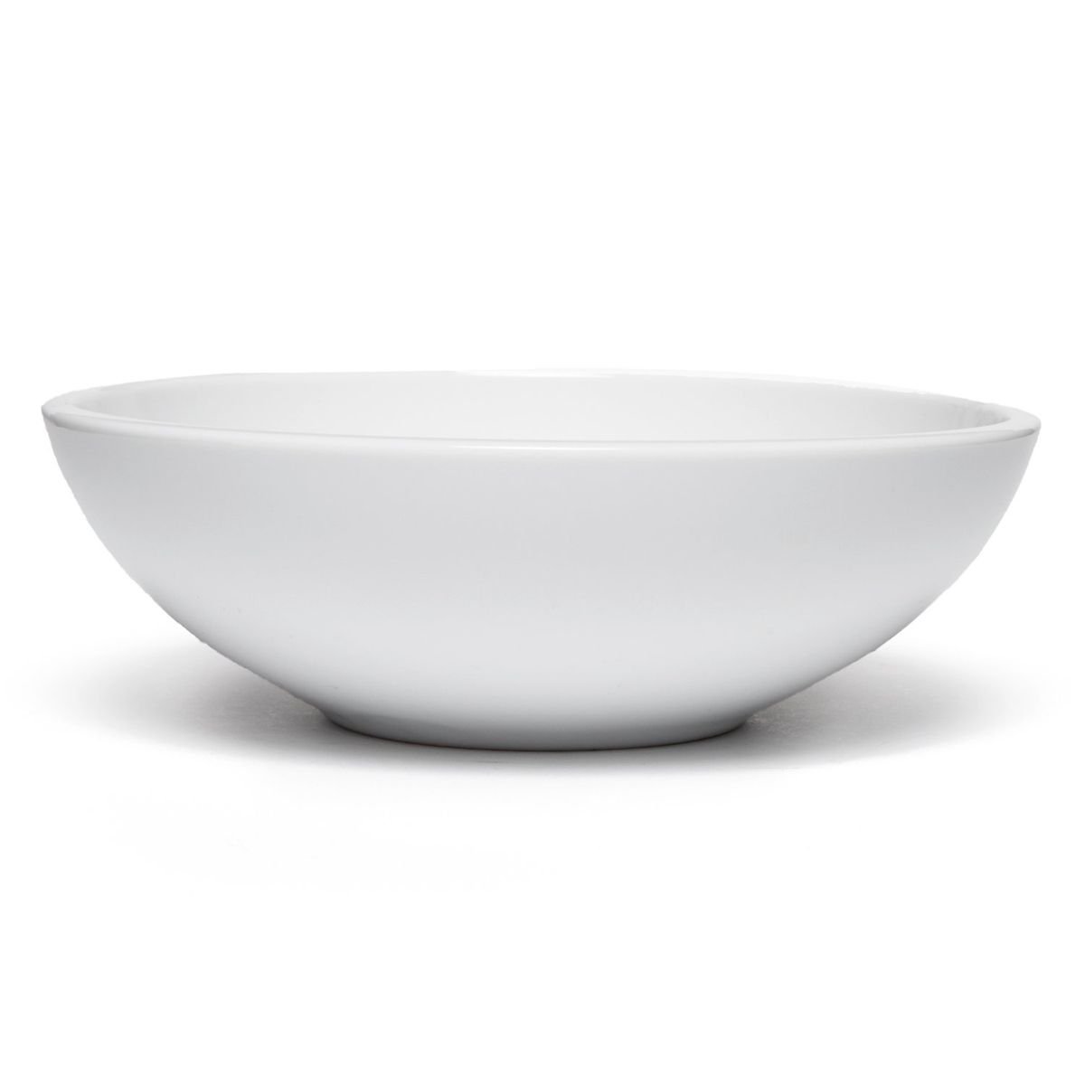 BASEMENT - Bowl Bajo 13,7 Cm Flat Edge Loza Blanca Basement