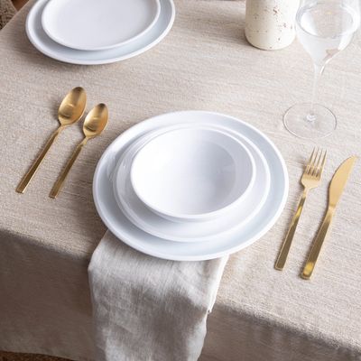 Imagen 2 del producto Bowl Bajo 13,7 Cm Flat Edge Loza Blanca