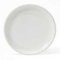 Plato Pan 17 Cm Flat Edge Loza Blanca