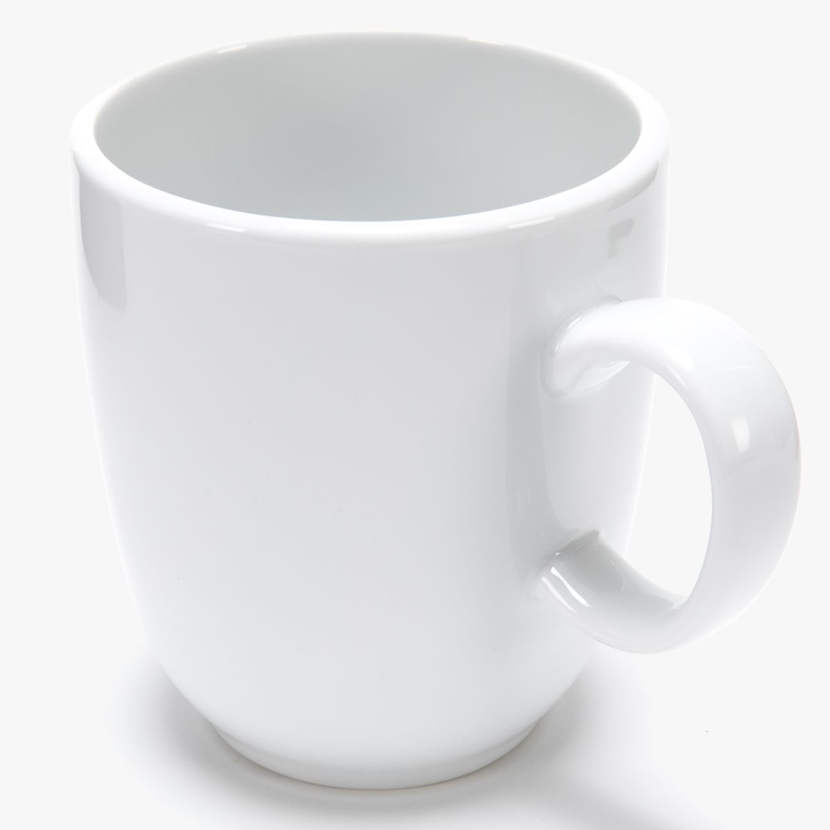 BASEMENT - Mug 10cm Blanco Porcelana Flat Edge Loza Basement Home