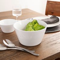 Bowl De Porcelana Blanca 17 Cm Apto Microondas