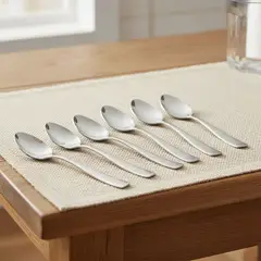 MICA - Cuchillería Classic 6 Cucharas Té Acero Inoxidable
