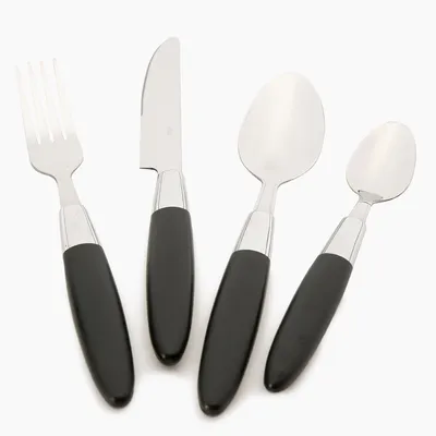 Imagen 2 del producto Juego De Cubiertos Madera 24 Piezas Acero Inoxidable Color Play