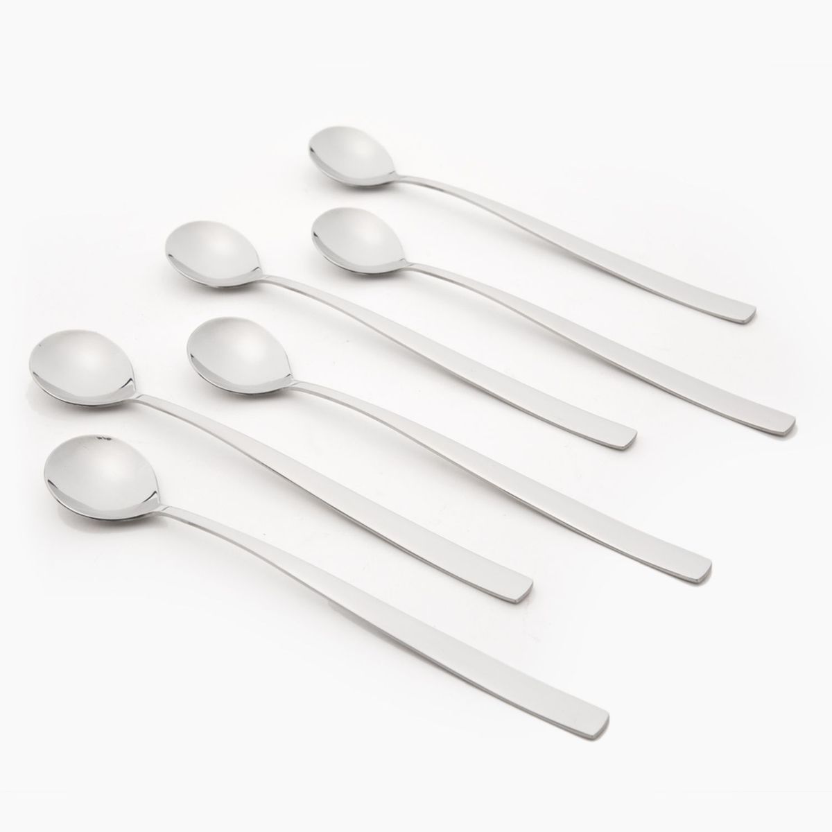 MICA - Set de 6 Cucharas de Helado Mica Classic Acero Inoxidable