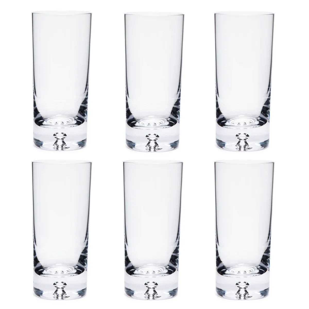 KROSNO - Set 6 Vasos Burbuja Alto Krosno