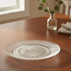 ROBERTA ALLEN - Set 4 Platos Postre/Ensalada 18 cm Vidrio Labrado