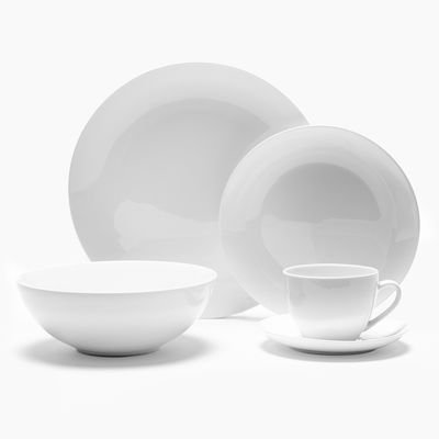 Imagen 2 del producto Juego De Vajilla 30 Piezas Porcelana Blanca Redonda