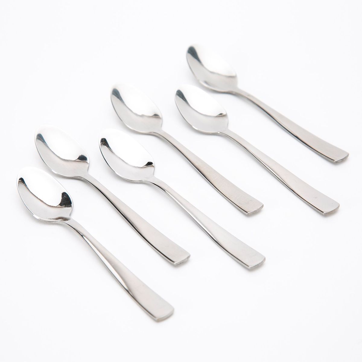 MICA - Cuchillería Mica 6 Piezas Cucharas Café Classic Acero Inoxidable