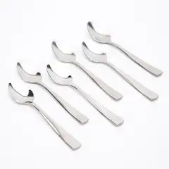 MICA - Cuchillería 6 Piezas Cucharas Café Classic Acero Inoxidable