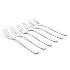 MICA - Set de 6 Tenedores para Torta Classic Acero Inoxidable