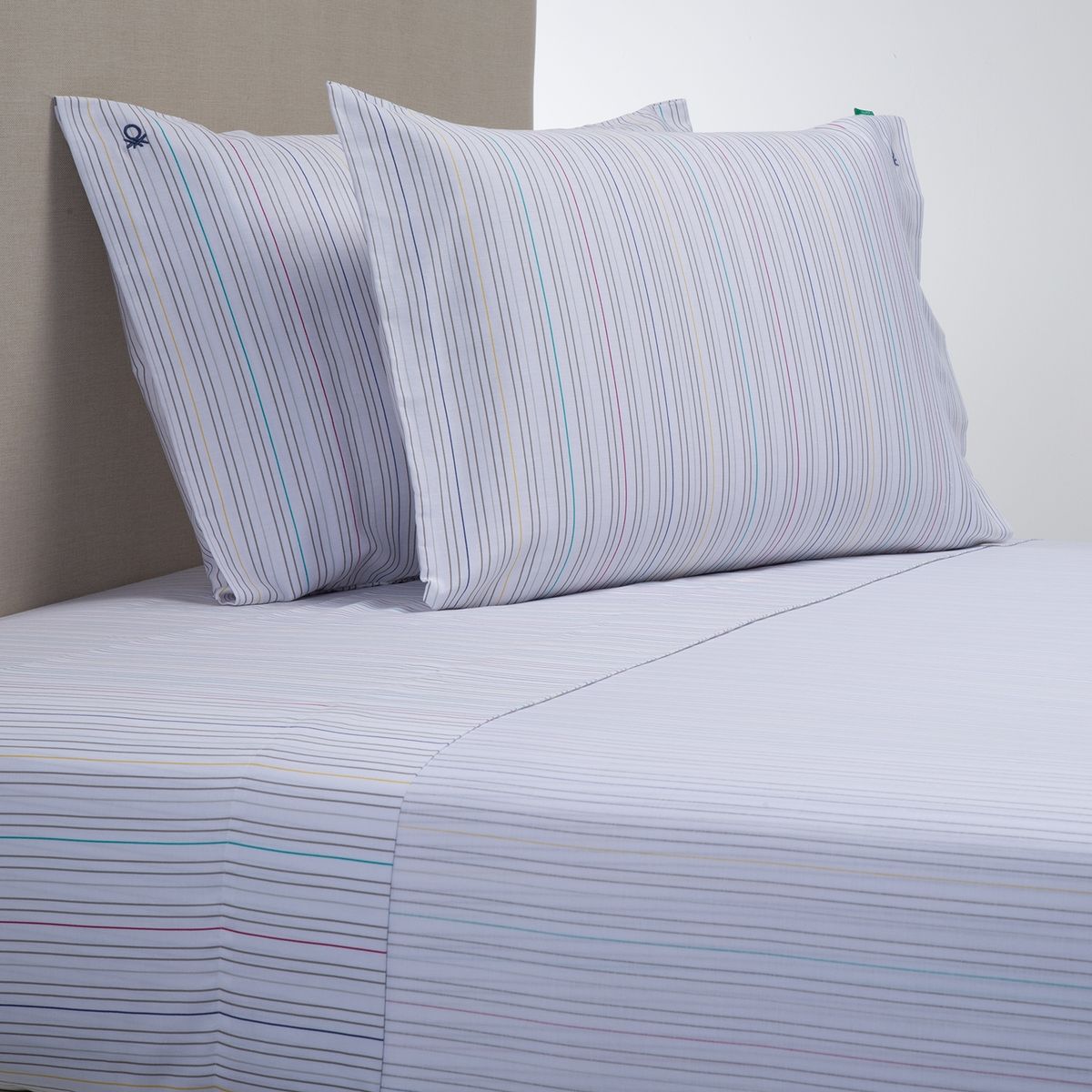 BENETTON - Juego De Sábanas Algodón 180 Hilos Estampado Benetton