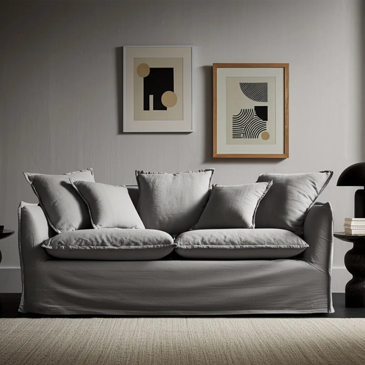 BASEMENT HOME - Sofá 2 Cuerpos Atlanta Tela Basement Home