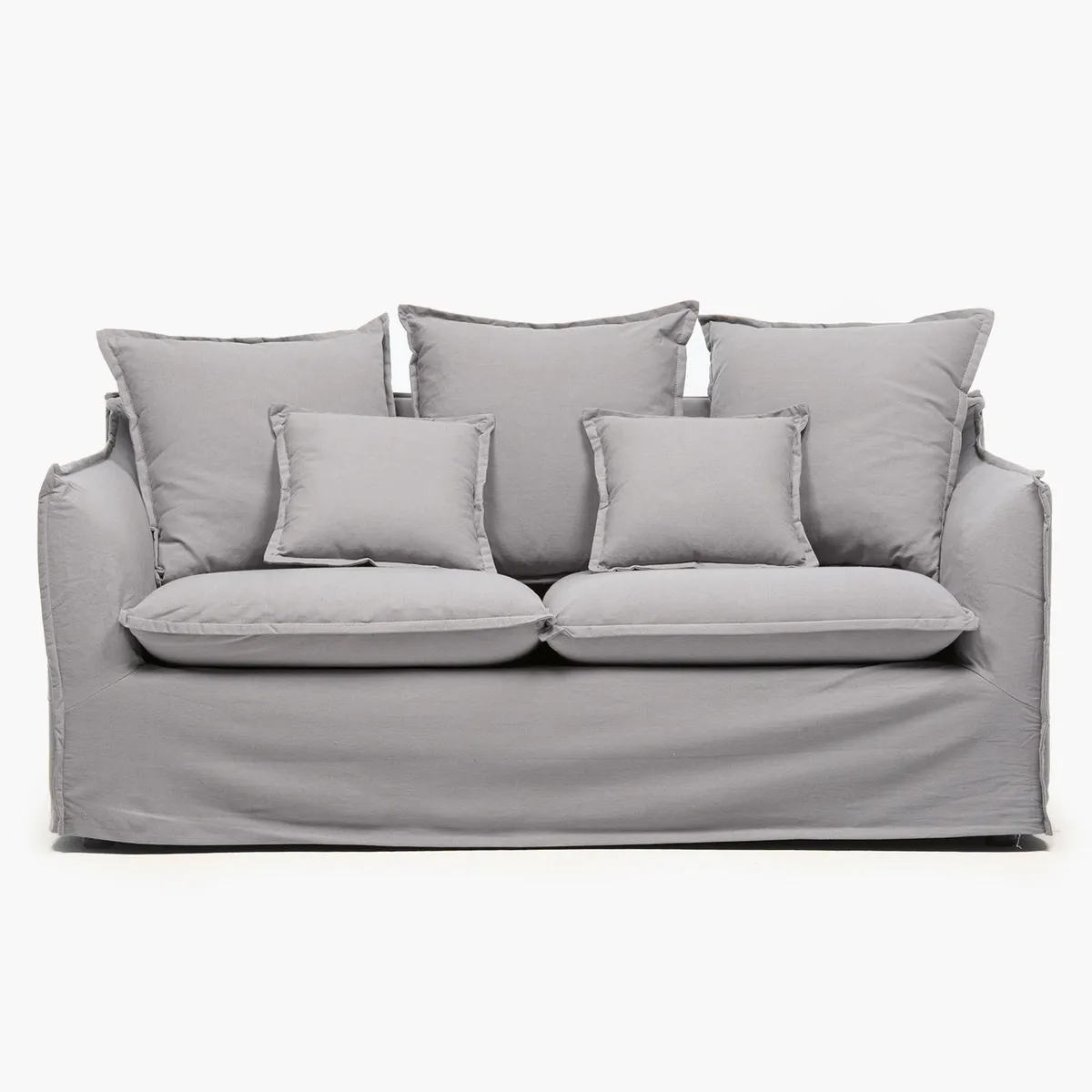 BASEMENT HOME - Sofá 2 Cuerpos Atlanta Tela Basement Home