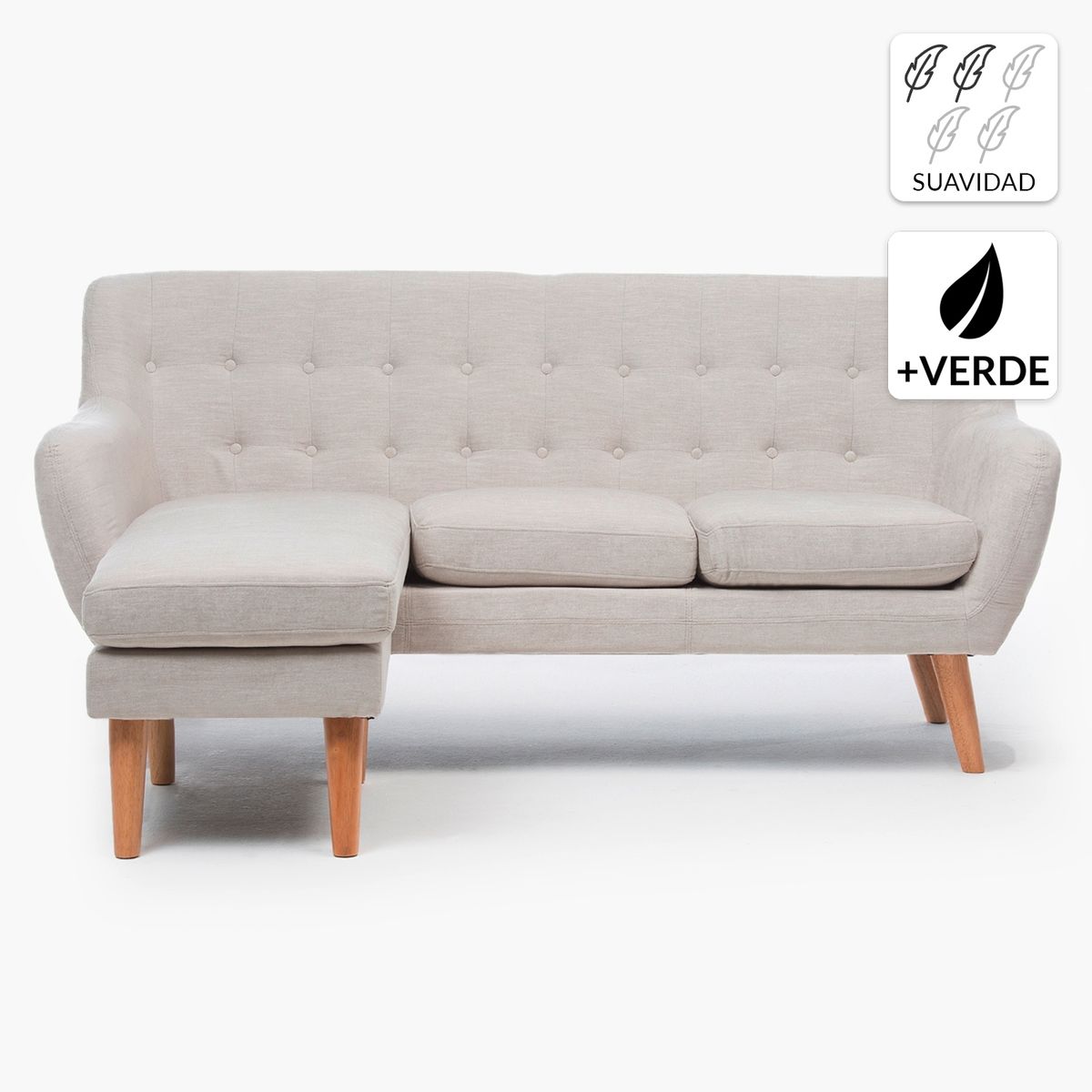 BASEMENT HOME - Sofá Seccional Intercambiable Rihanna 3 Cuerpos Basement Home