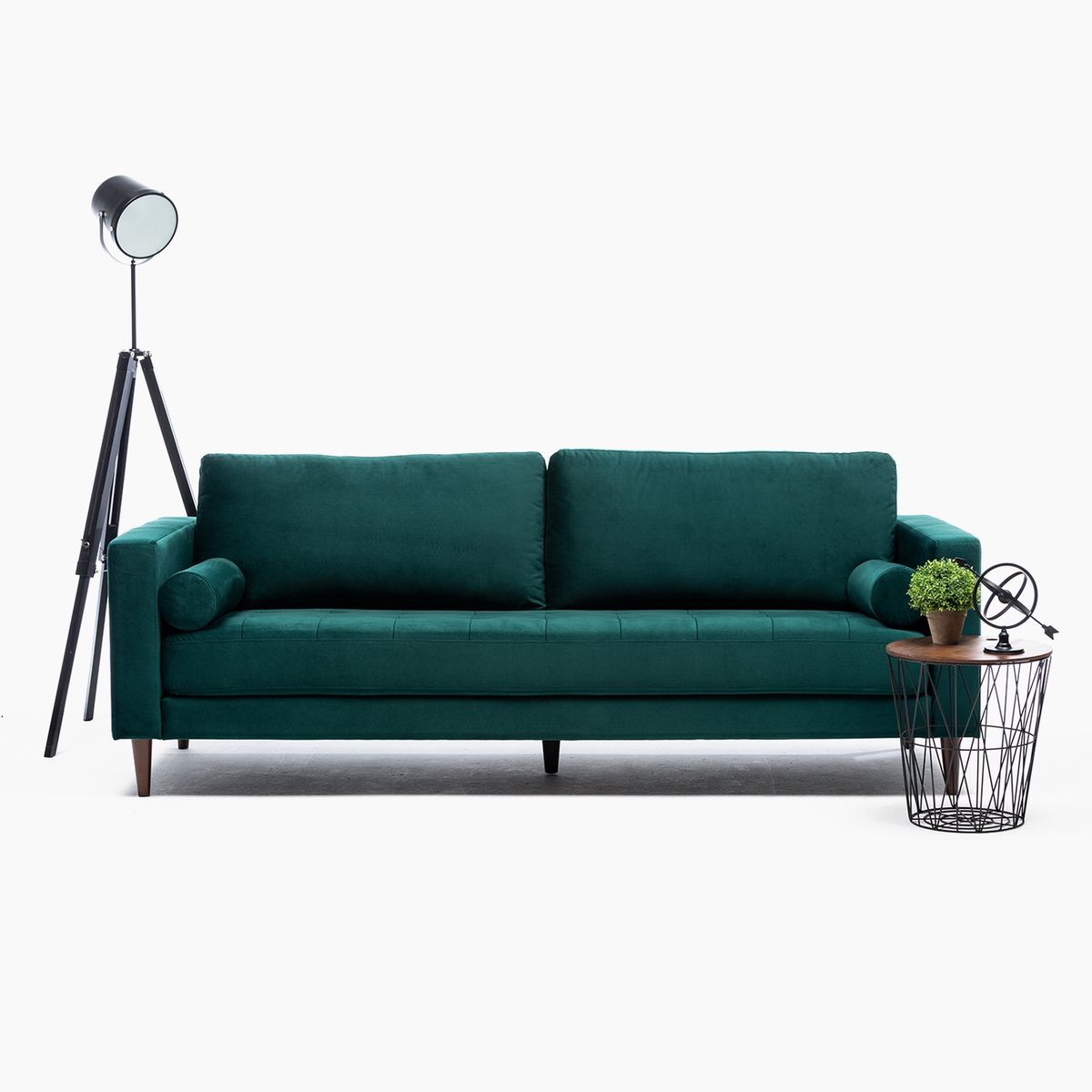 BASEMENT HOME - Sofá 3 Cuerpos Basement Home Connery Tela