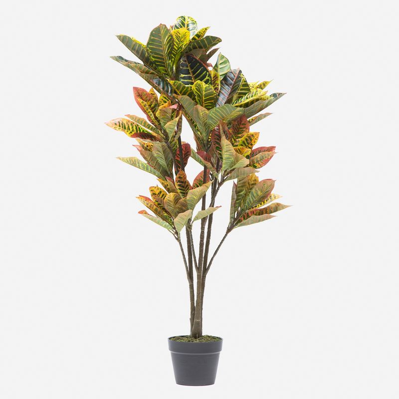 MICA - Planta Artificial Grande Croton 115 Cm Mica