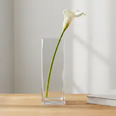 MICA - Florero de Vidrio Cuadrado 30 cm