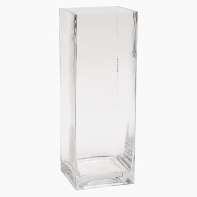 Imagen 2 del producto Florero de Vidrio Cuadrado 30 cm