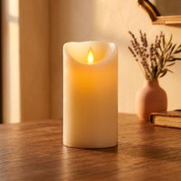 Vela Led Movimiento Cera 12.5X7.5 Cm