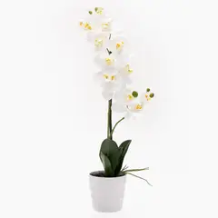 MICA - Orquídea Blanca Artificial 51 cm