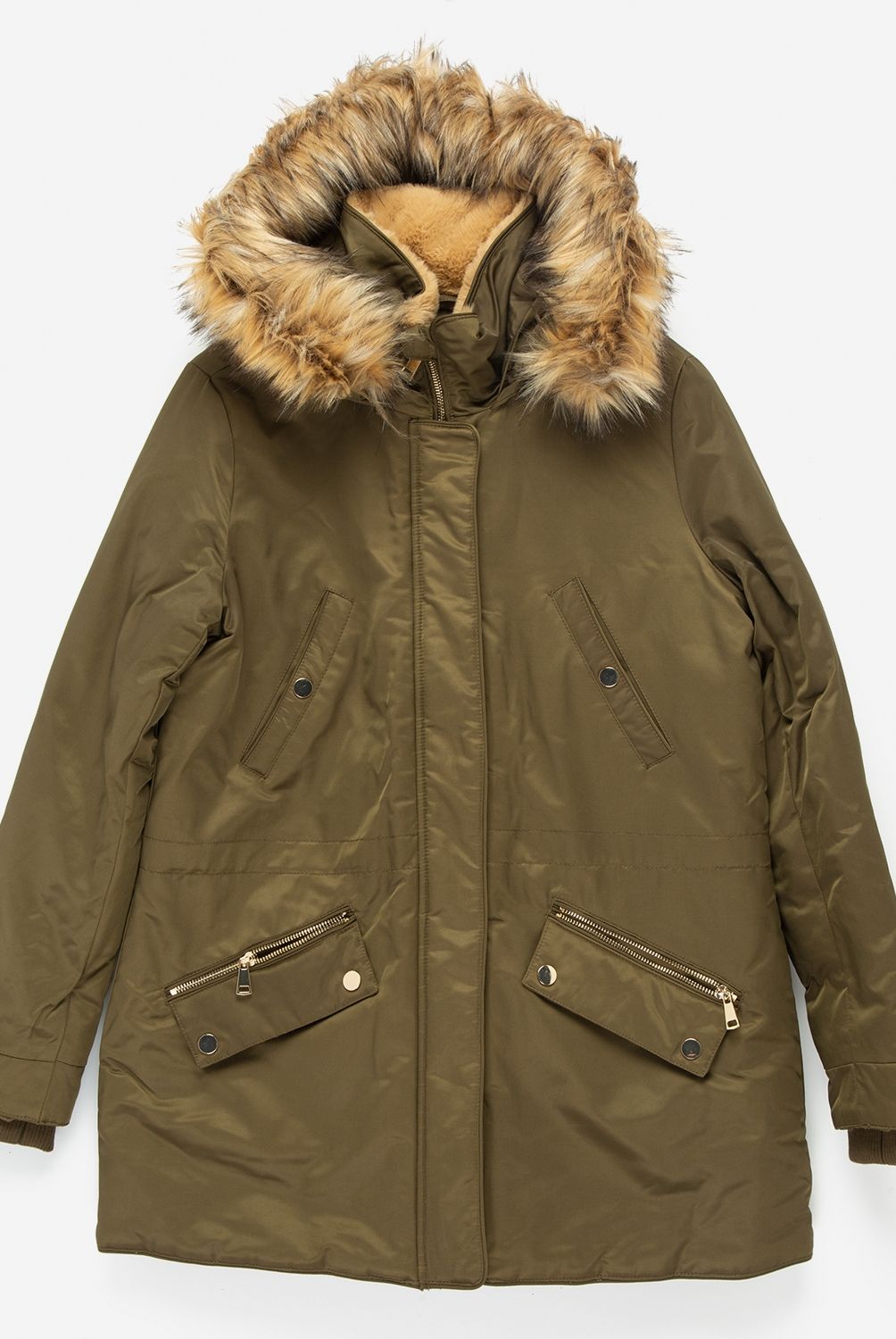 BASEMENT - Parka de Algodón Mujer
