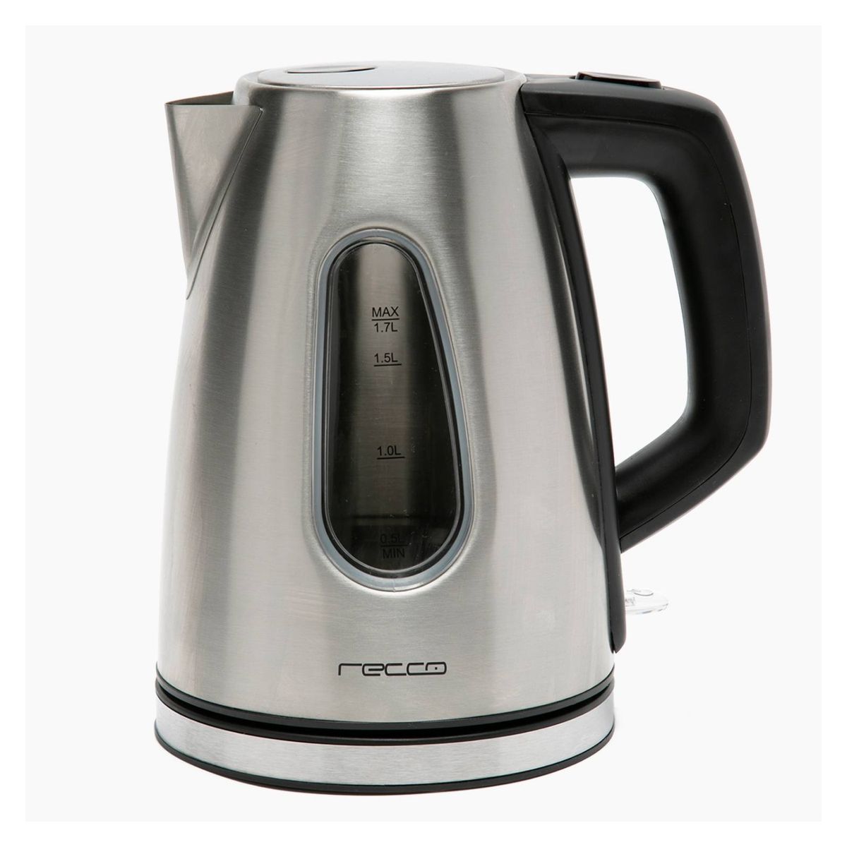 RECCO - Hervidor Eléctrico 1.7 Litros Acero Inoxidable Recco