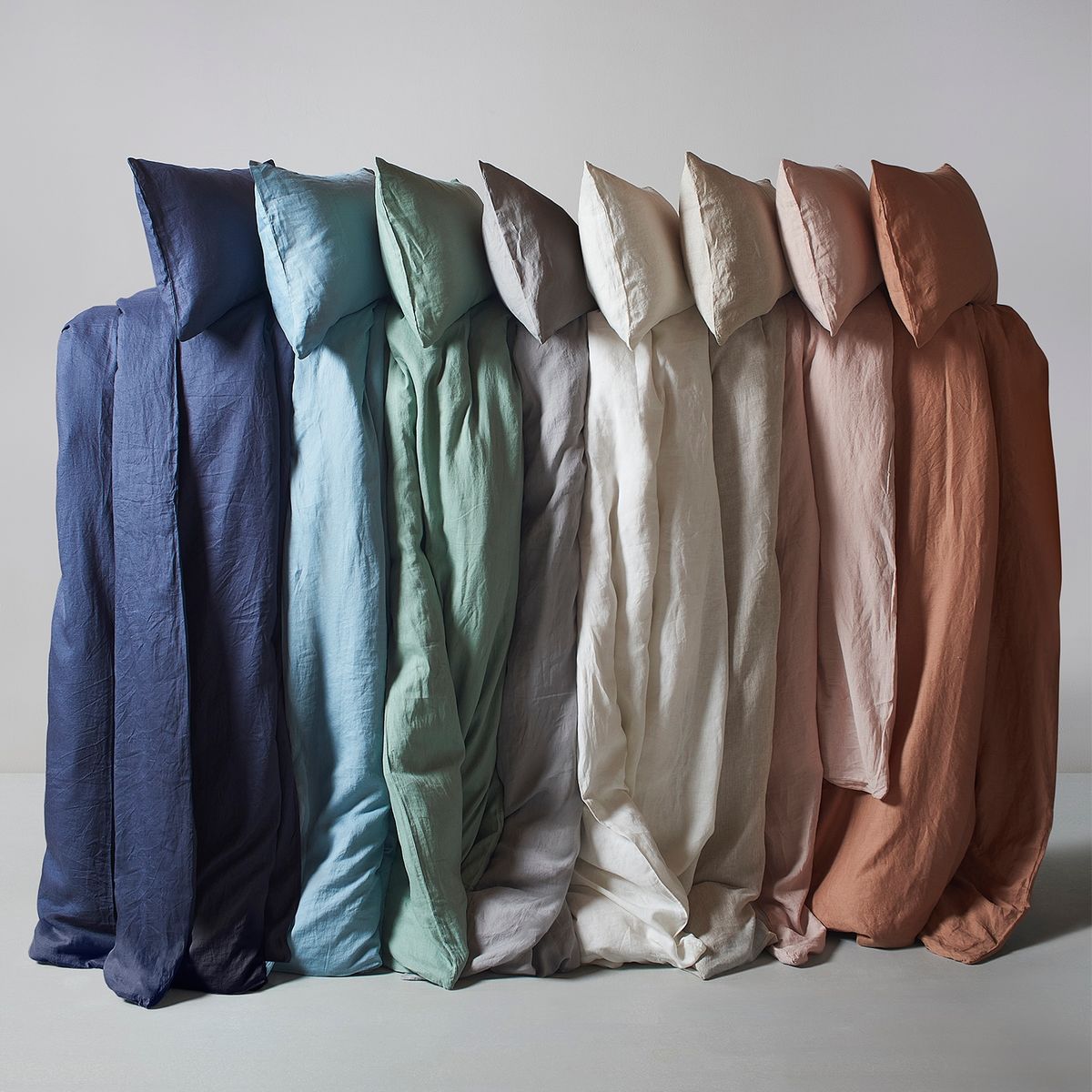 BASEMENT HOME - Set de Fundas de Almohada Basement Home Lino 50x90 cm