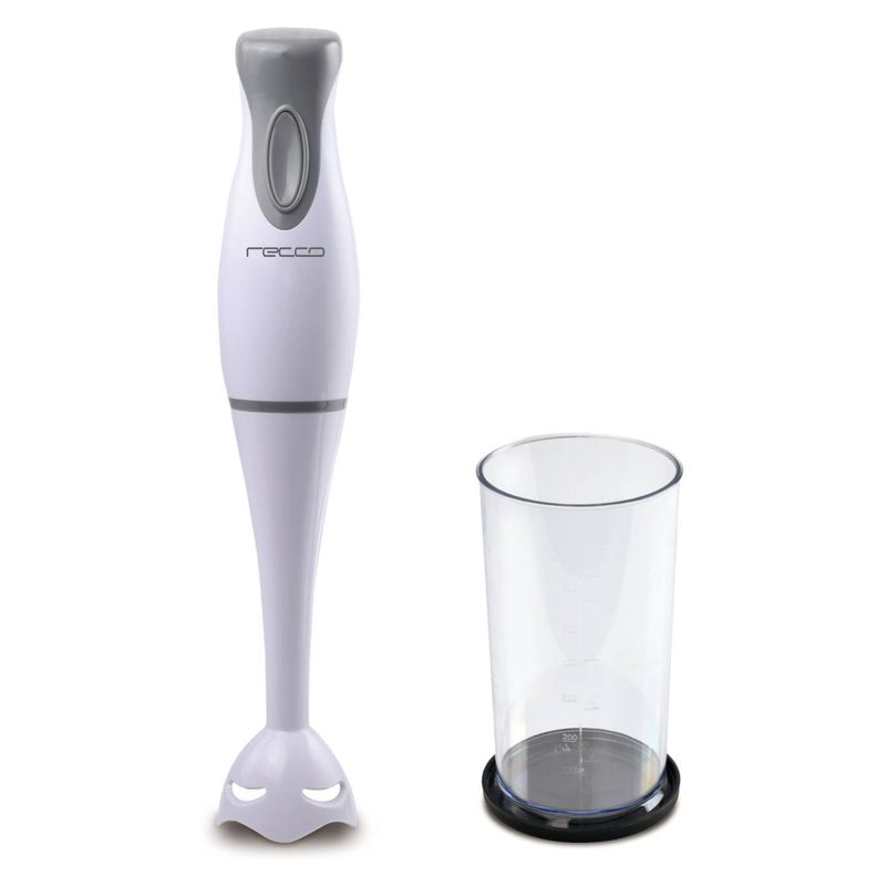 RECCO - Minipimer Recco RLM-P200 200W con Vaso 0.6 Litros