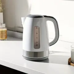RECCO - Hervidor Eléctrico 2.5 Litros RHE-25GRAND Blanco/Gris