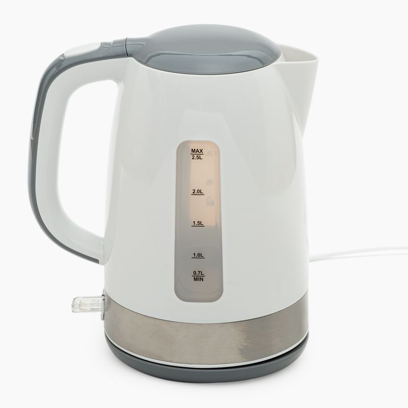 RECCO - Hervidor Eléctrico Recco 2.5 Litros RHE-25GRAND Blanco/Gris