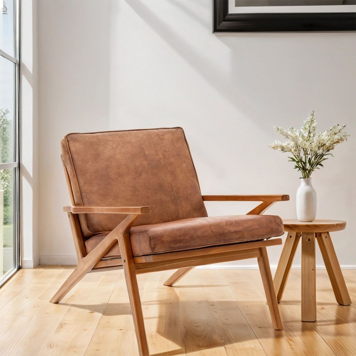 BASEMENT HOME - Poltrona Cuero Basement Home Harry