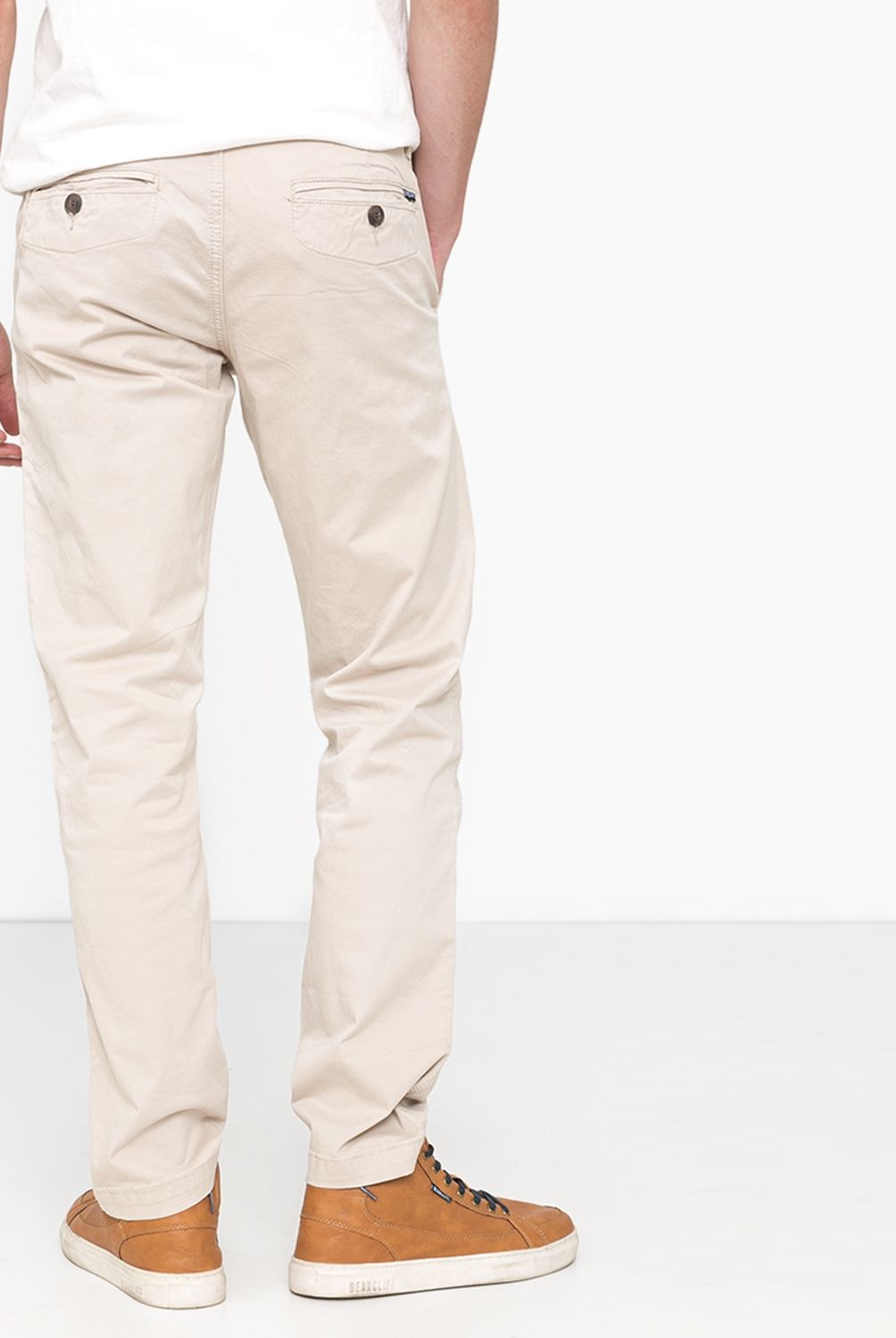 BEARCLIFF - Pantalón Casual Slim Fit
