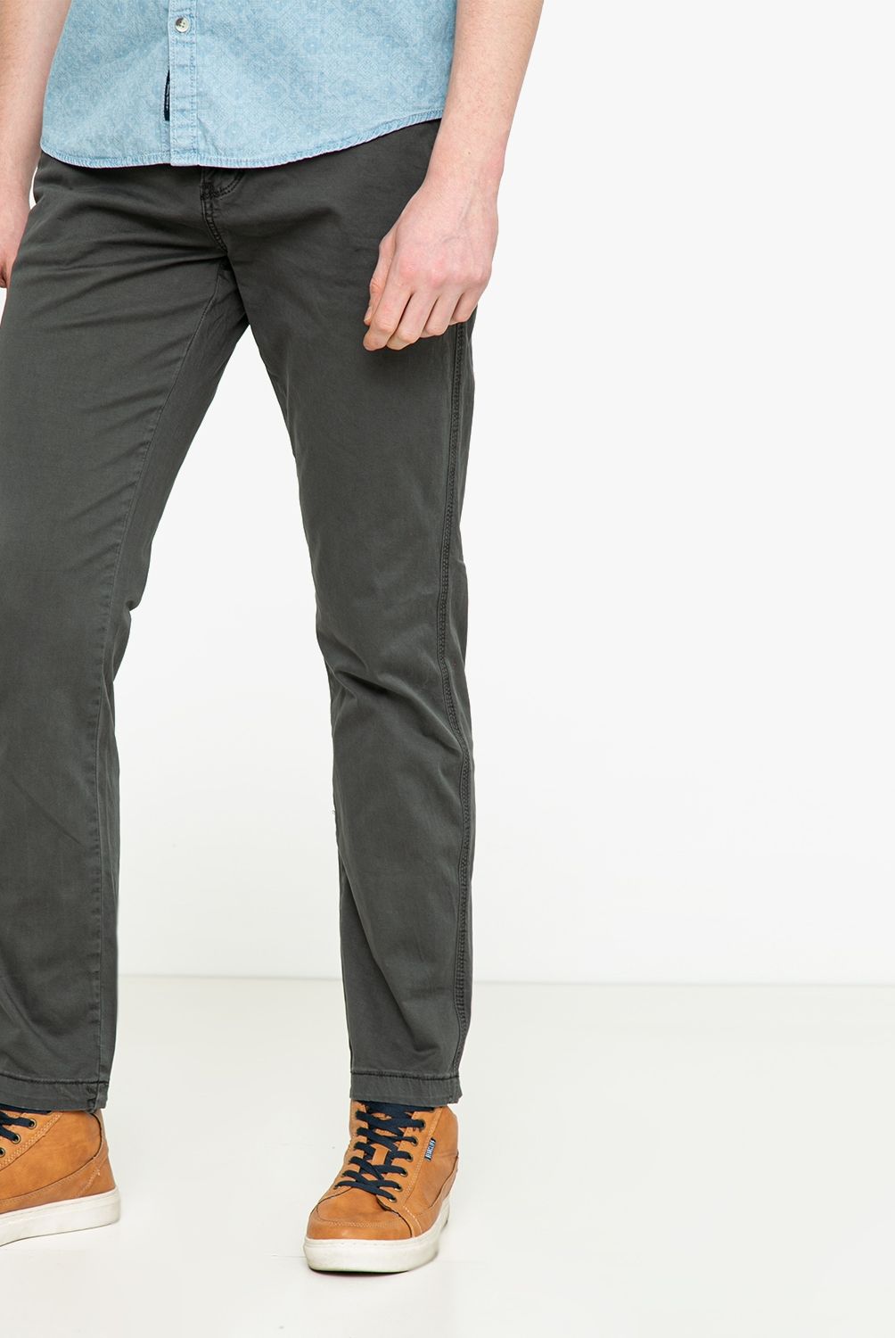 BEARCLIFF - Pantalón Casual Slim Fit
