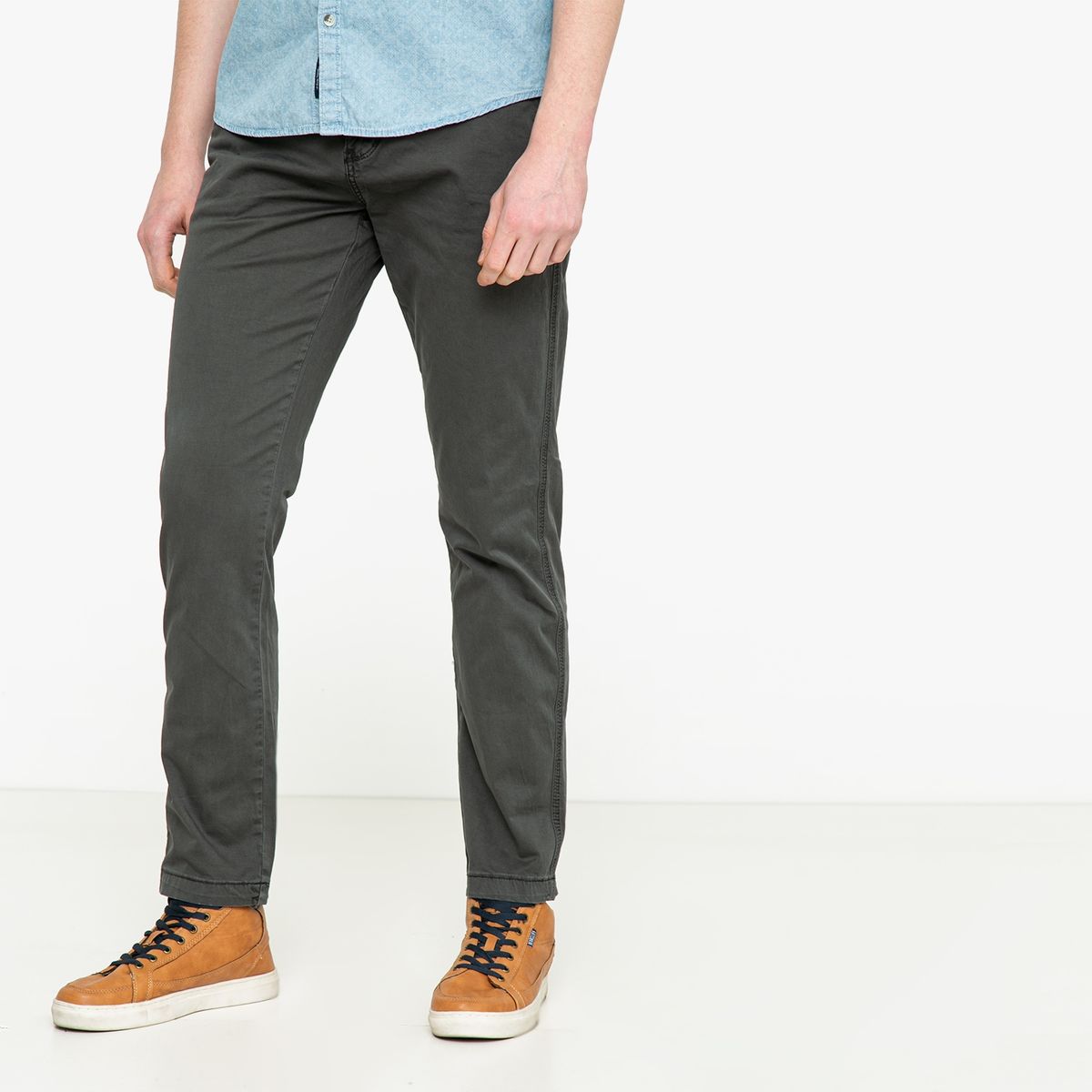 BEARCLIFF - Pantalón Casual Slim Fit
