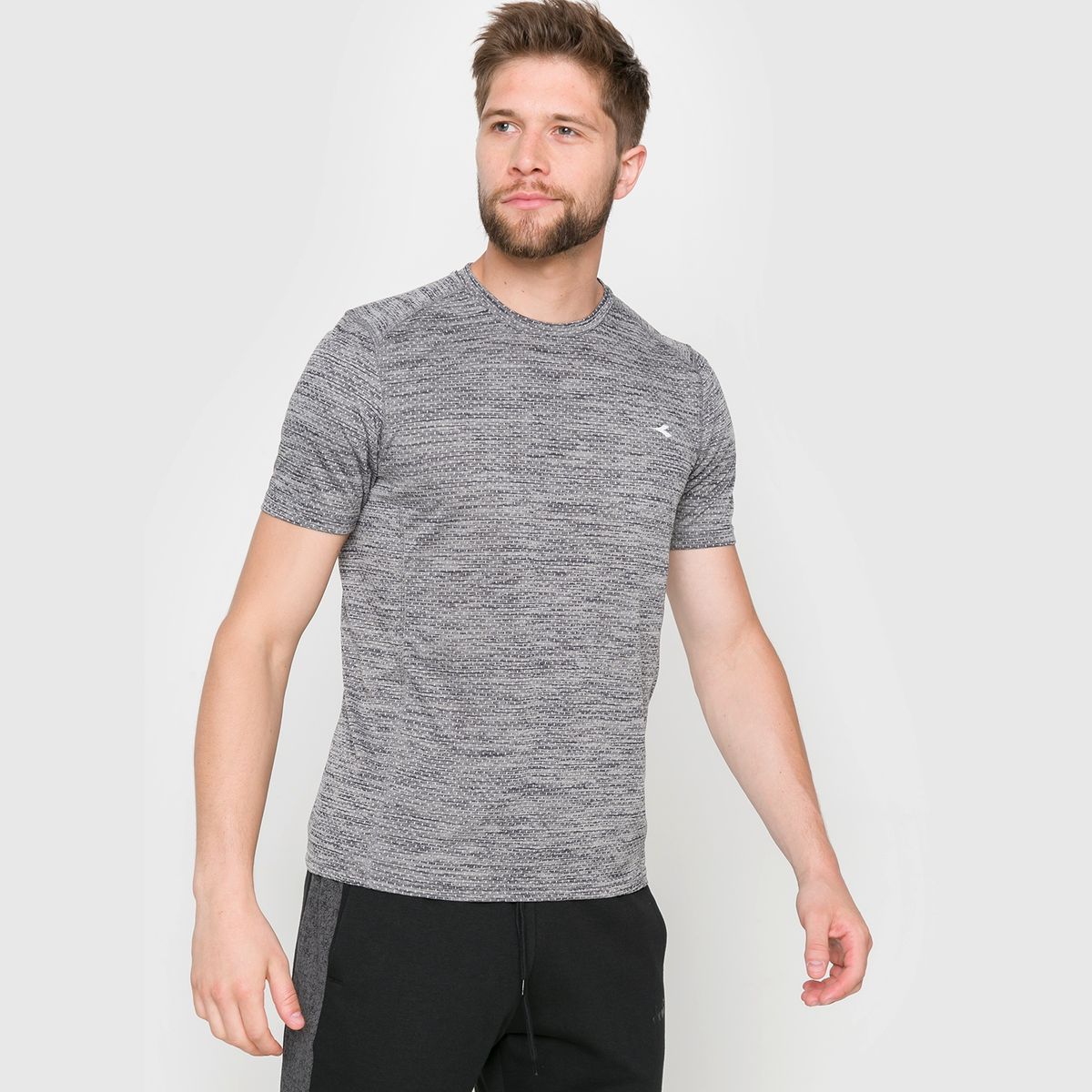 DIADORA - Polera Deportiva Hombre Poly De Ts.M.Train