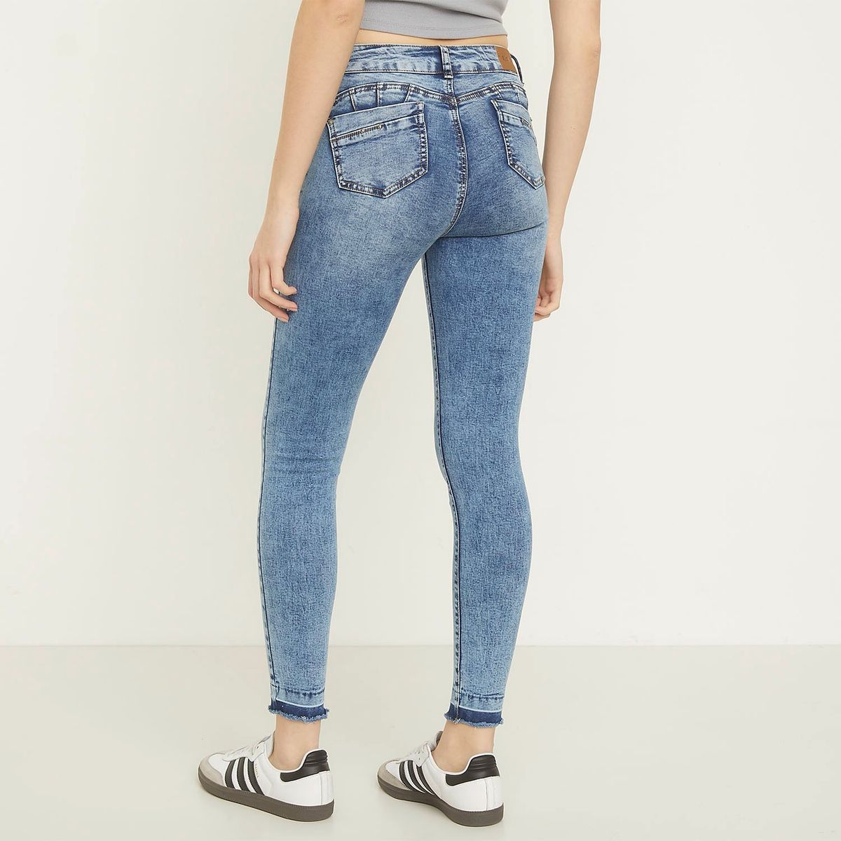 SYBILLA - Jeans Skinny Push Up Tiro Alto Mujer Sybilla