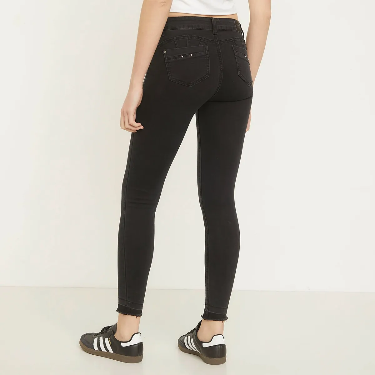 SYBILLA - Jeans Skinny Push Up Tiro Alto Mujer Sybilla