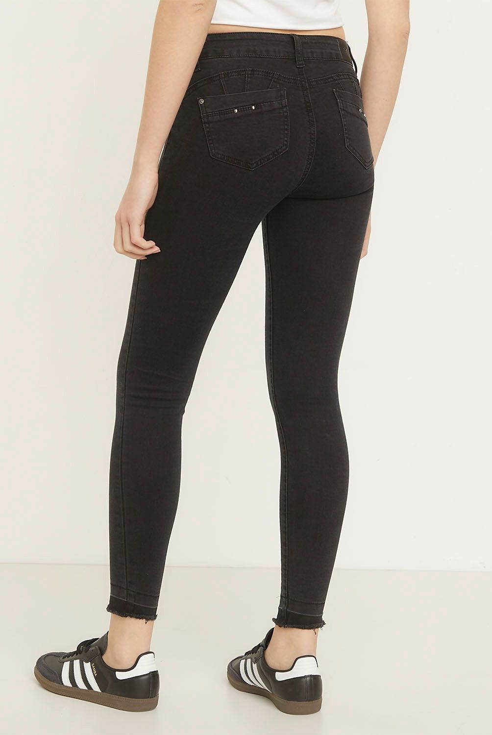 SYBILLA - Jeans Skinny Push Up Tiro Alto Mujer Sybilla