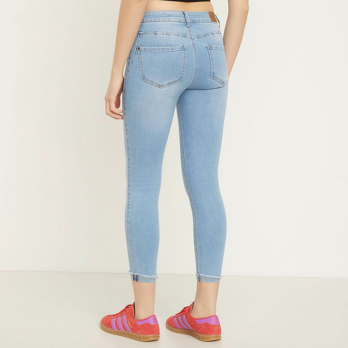 SYBILLA - Jeans Skinny Push Up Tiro Alto Mujer Sybilla