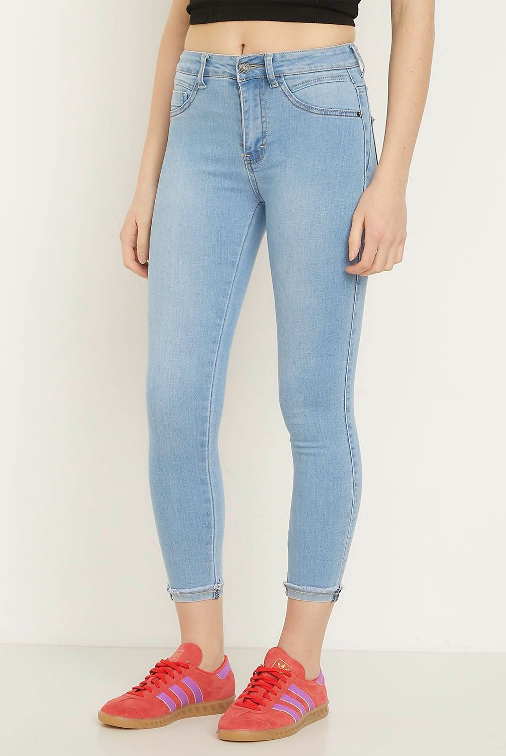 SYBILLA - Jeans Skinny Push Up Tiro Alto Mujer Sybilla