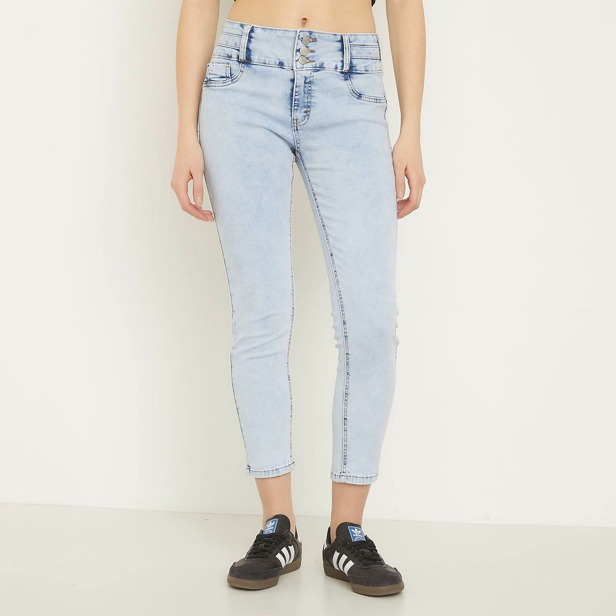 SYBILLA - Jeans Sybilla Skinny Push Up Mujer Tiro Medio